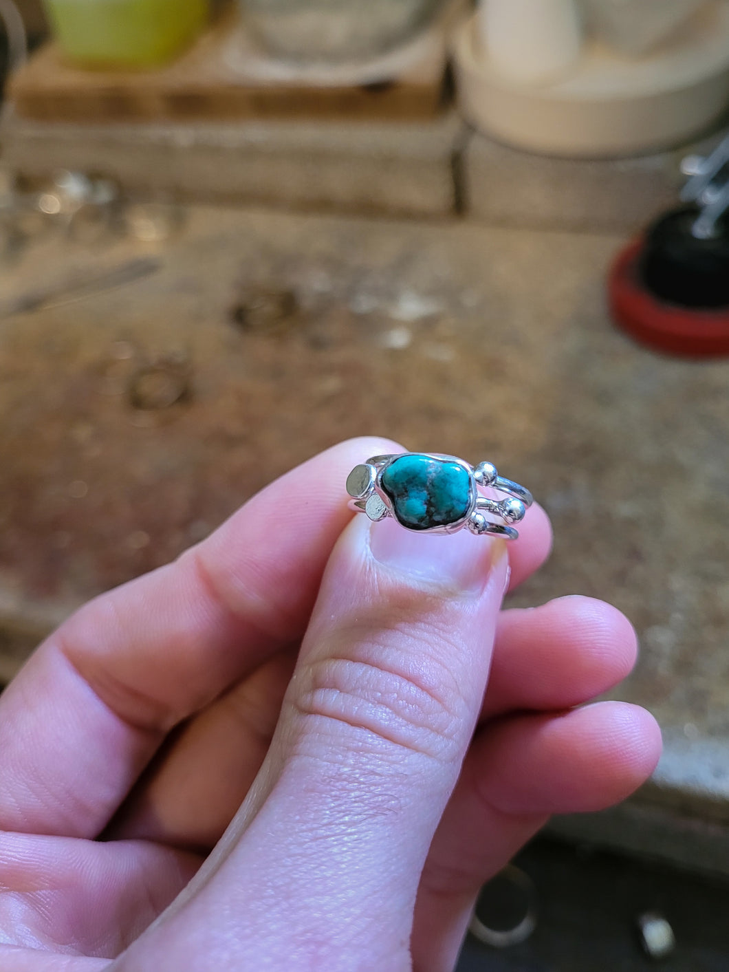 Turquoise Stacking Ring Set