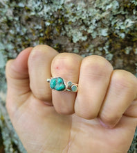 Load image into Gallery viewer, Turquoise Stacking Ring Set
