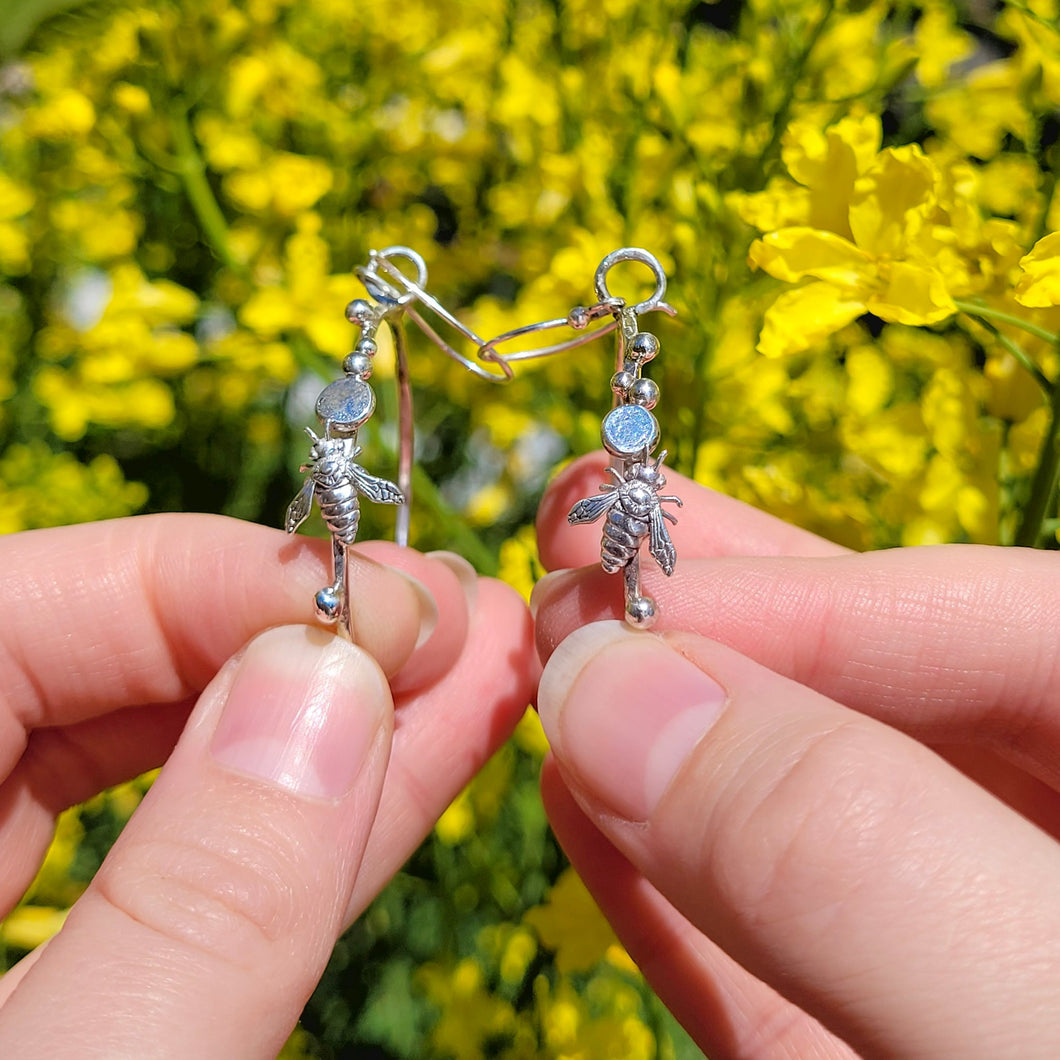 Bumble Bee Hoops