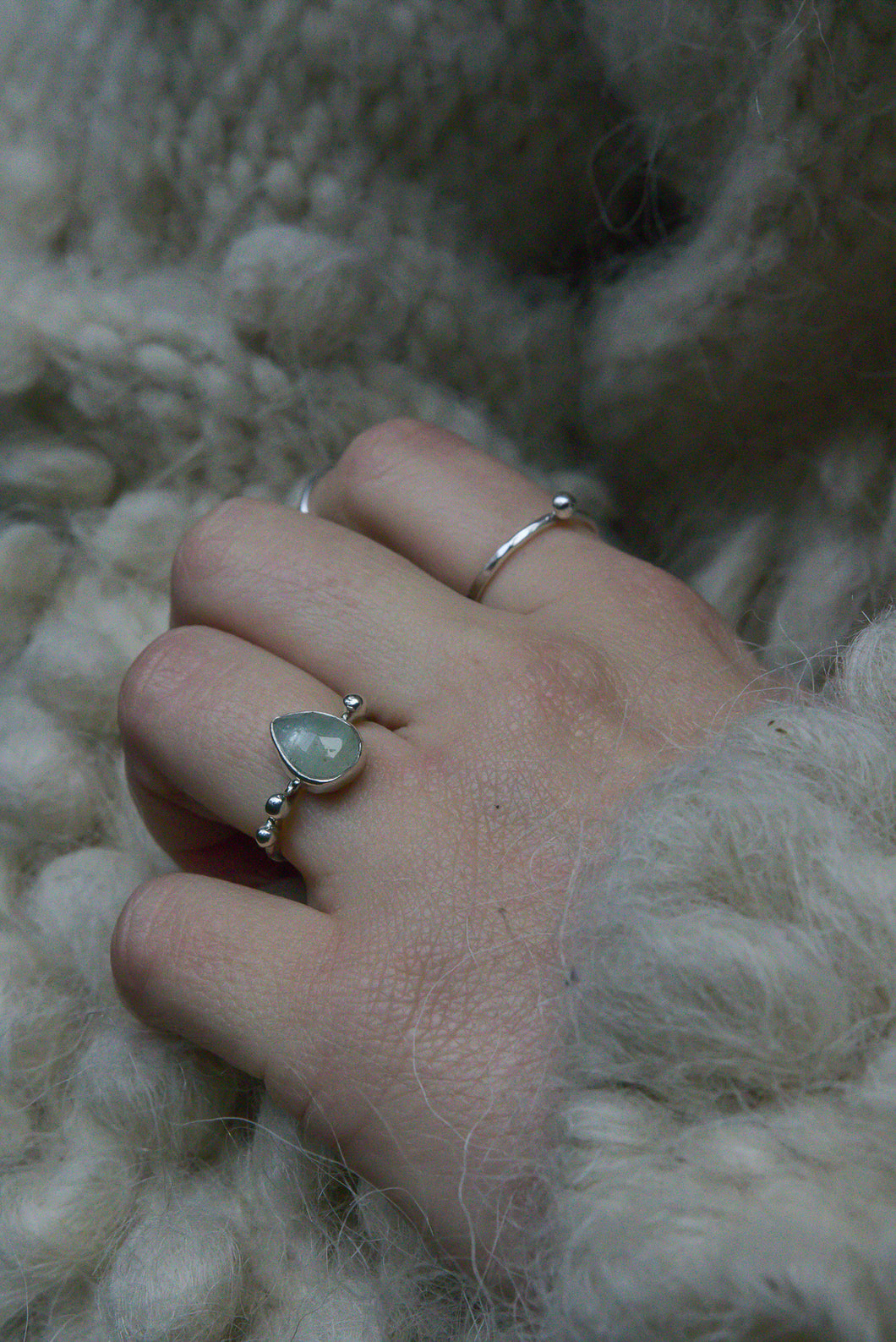 Stacking Rings with Gemstones